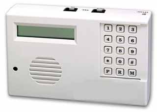 Telephone Security Auto Dialer System with 2 Panic Button Keyfobs. 
